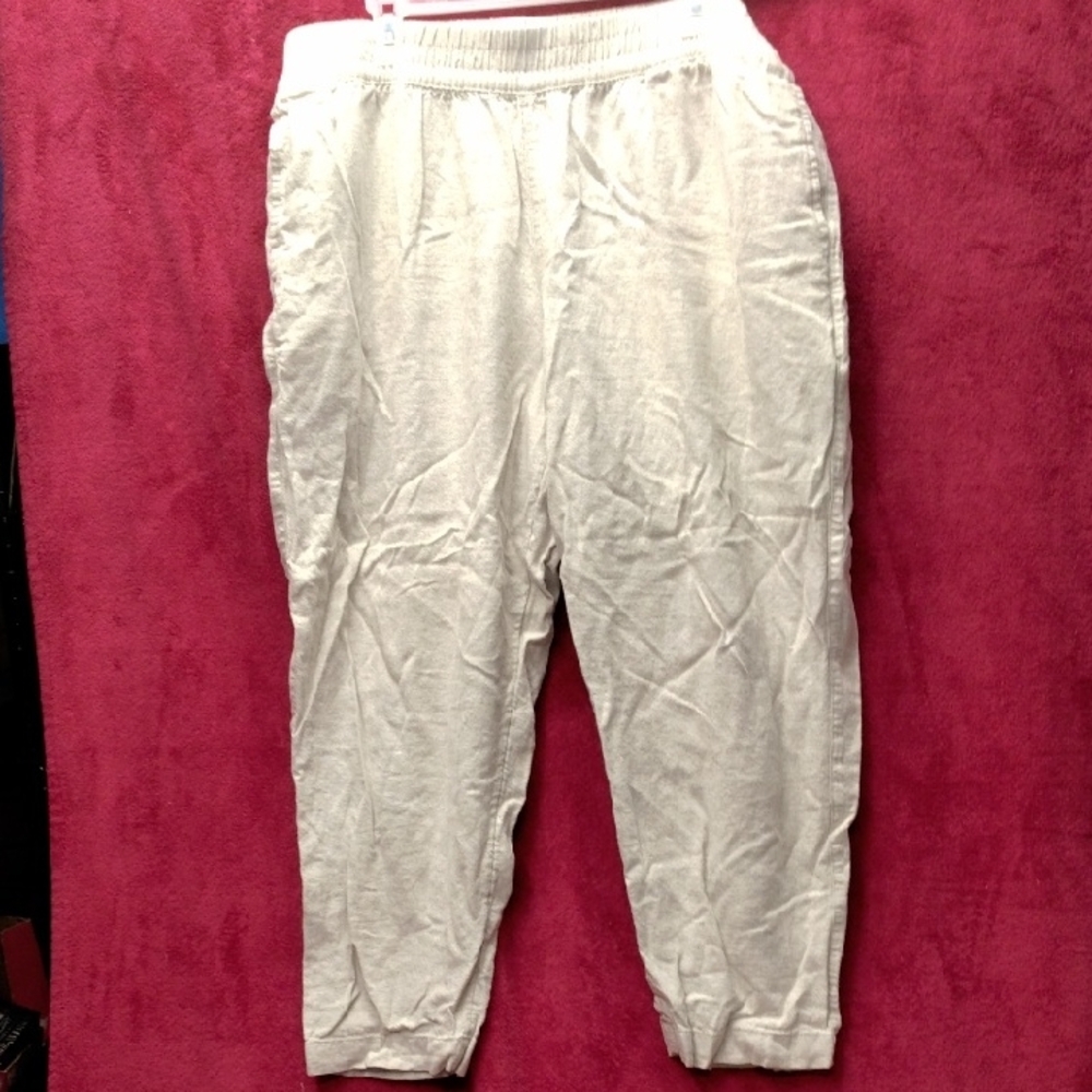 Old Navy Women's Light Gray Wide Leg Pants